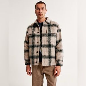 Abercrombie Sherpa-Lined Shirt Jacket NWT
